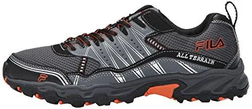 Fila At Tractile Running Shoe Pewterblackvibrant Orange 11.5 M US