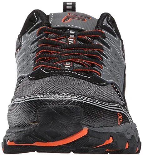 Fila At Tractile Running Shoe Pewterblackvibrant Orange 11.5 M US