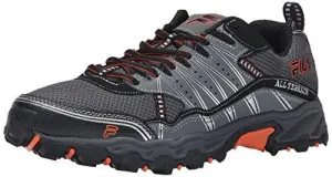 Fila At Tractile Running Shoe Pewterblackvibrant Orange 11.5 M US