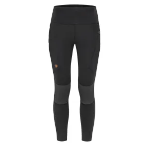 Fjallraven Womens Abisko Trekking Tights Pro Black / Iron Grey