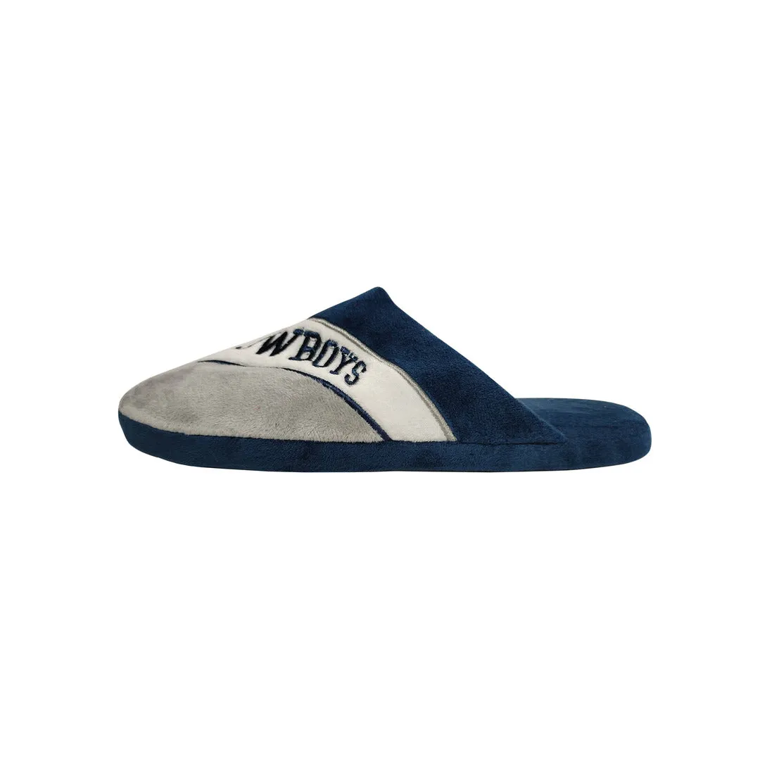 FOCO Men's NFL Dallas Cowboys Action Curve Slippers