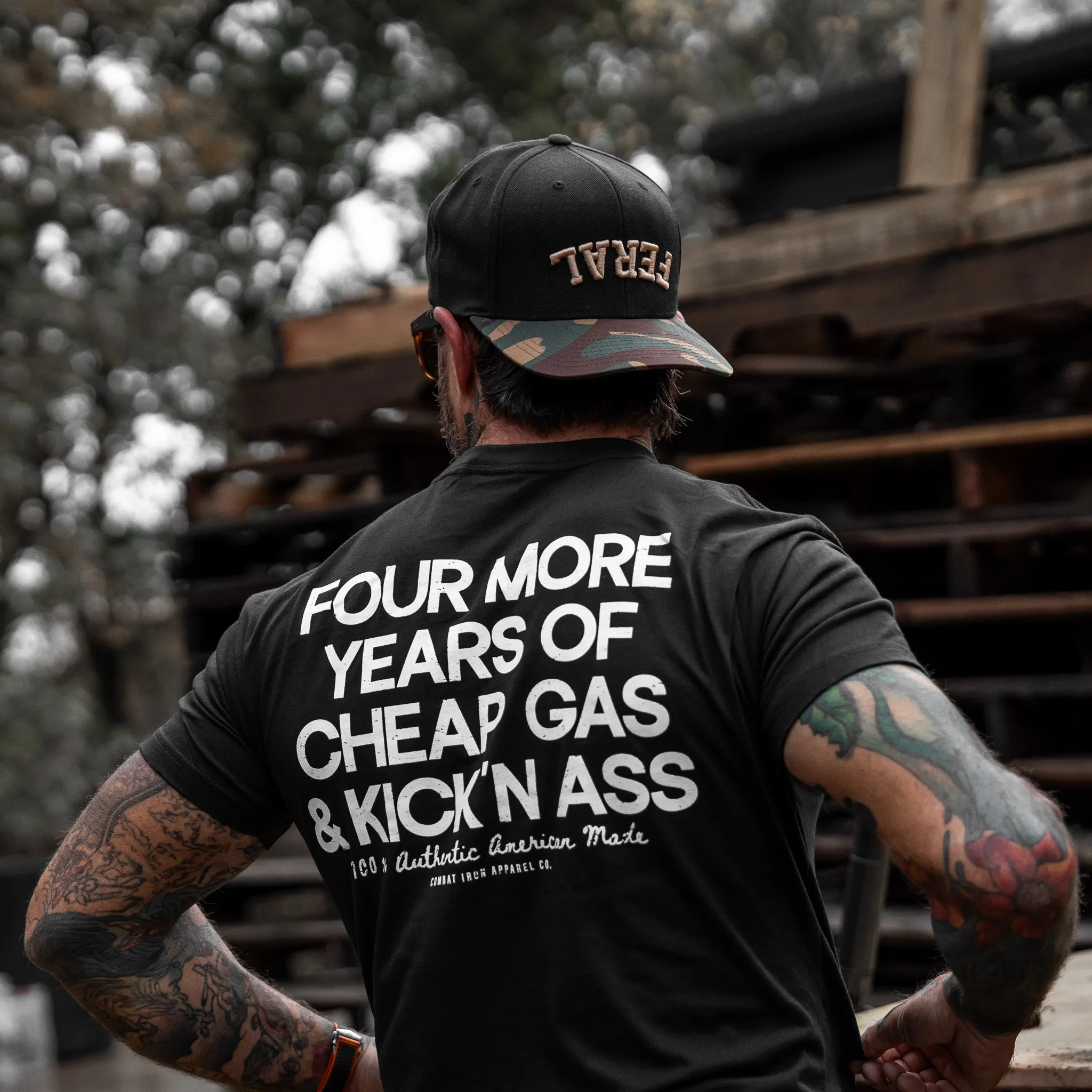 Four More Years Of Cheap Gas & Kicking Ass Men's T-Shirt