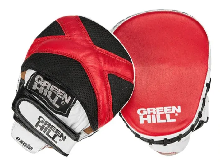 GREENHILL EAGLE BOXING PUNCHING FOCUS MITTS PADS LEATHER