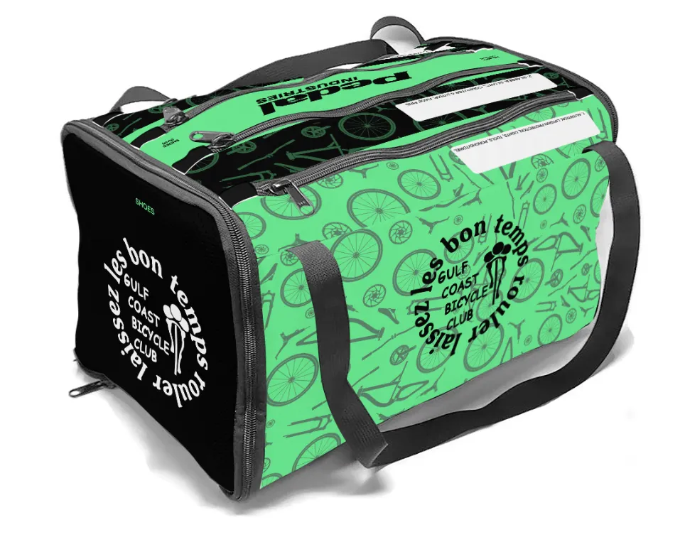 Gulf Coast Bicycle Club 2023 CYCLING RACEDAY BAG™ GREEN