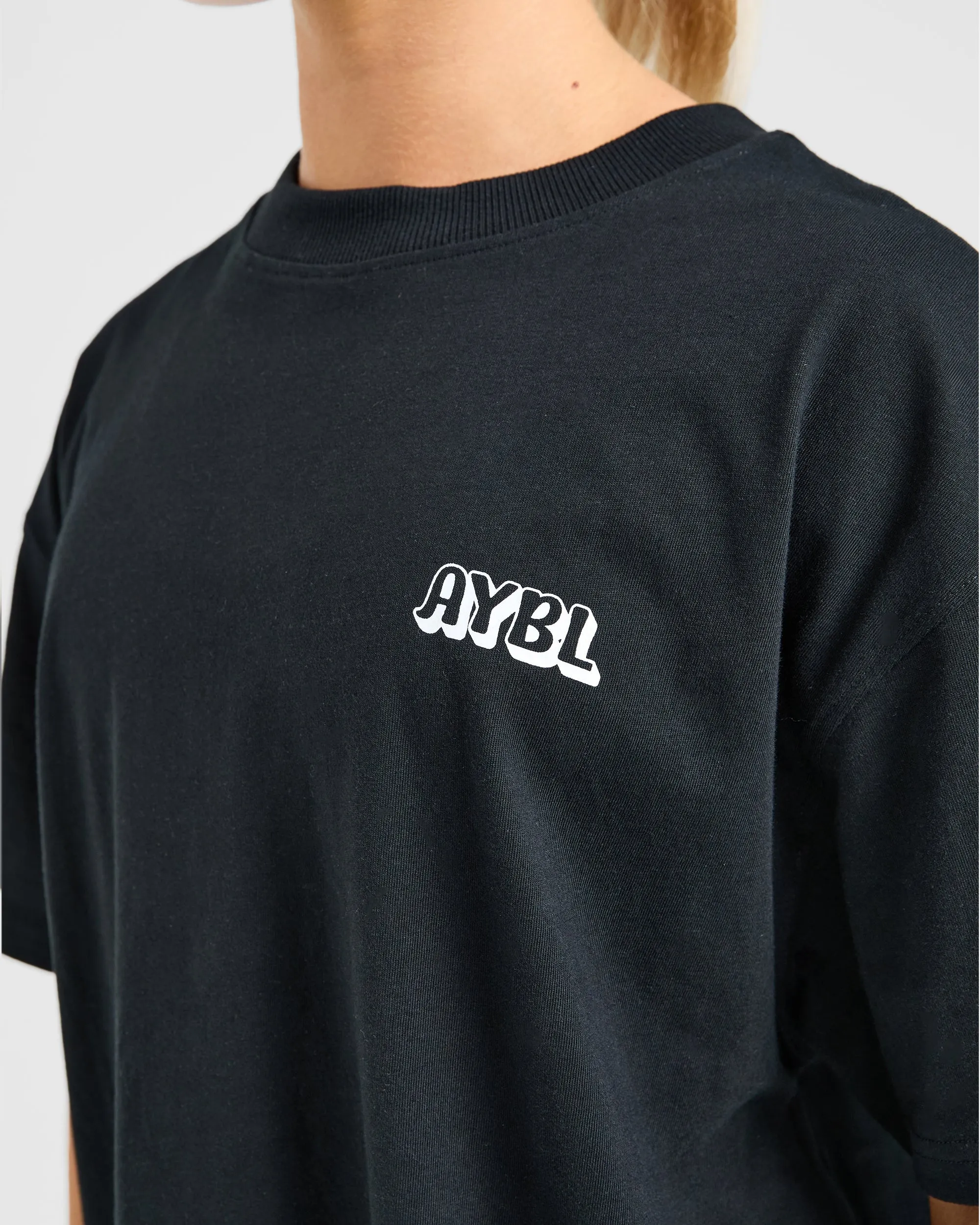 Gym Girl Era Oversized T Shirt - Black