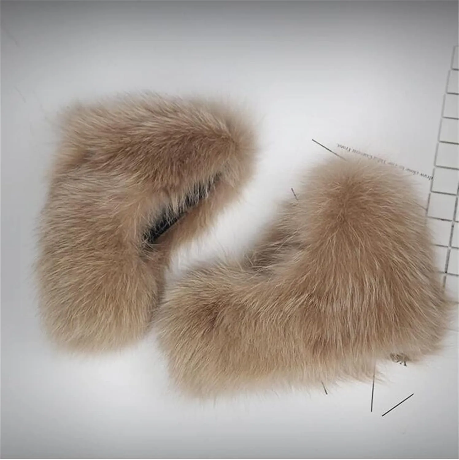 Hairy Big Fluffy Heels With Real Fox Fur And Wedge Platform For Woman Heel Shoes Footwear Sandals