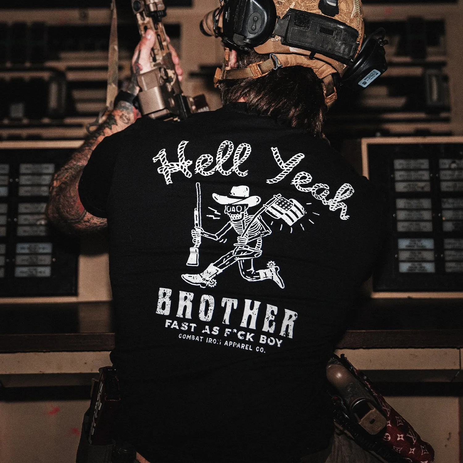 Hell Yeah Brother Cowboy Men's T-Shirt