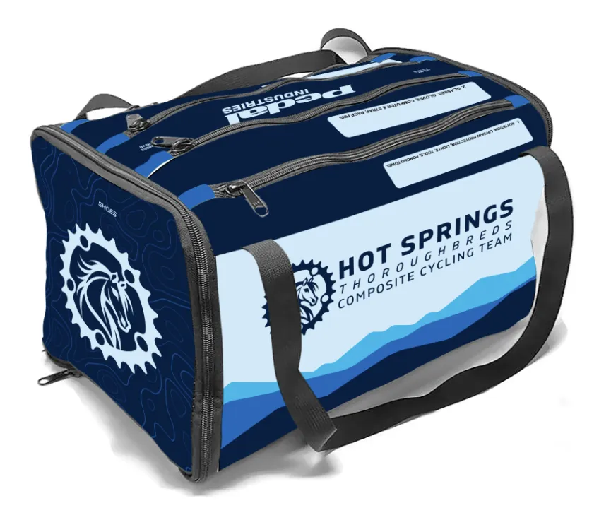 Hot Springs Thoroughbreds 2024 CYCLING RACEDAY BAG™ BLUE