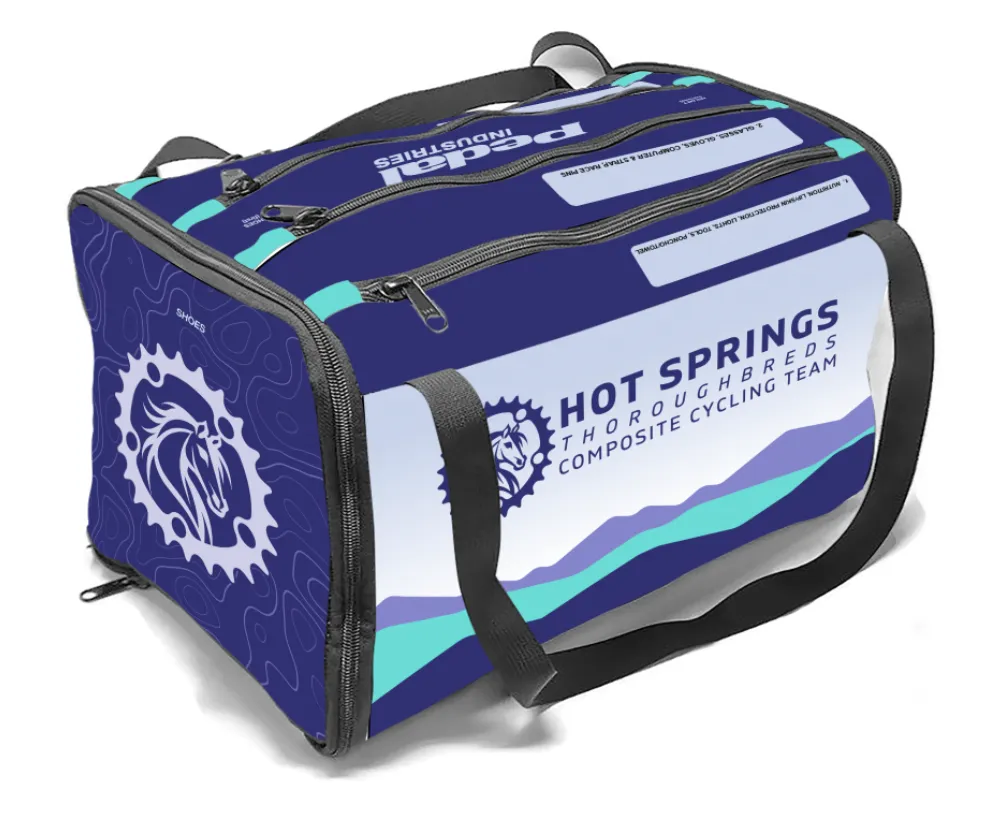 Hot Springs Thoroughbreds 2024 CYCLING RACEDAY BAG™ PURPLE