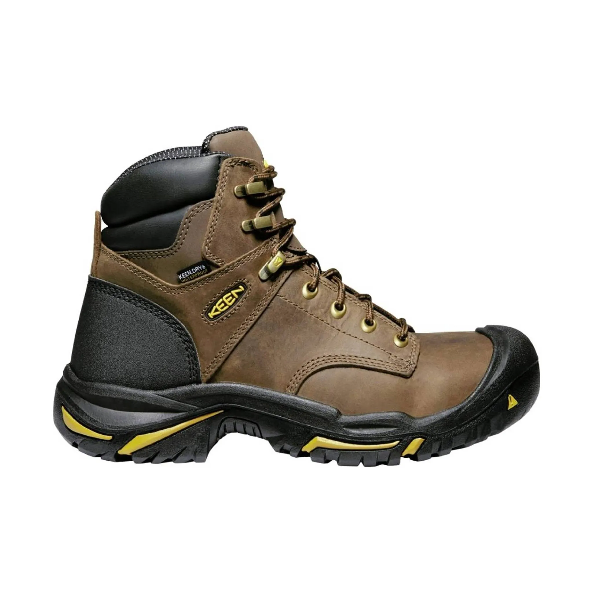 KEEN Utility Men's Mt Vernon 6 Inch Steel Toe Work Boot - Cascade Brown