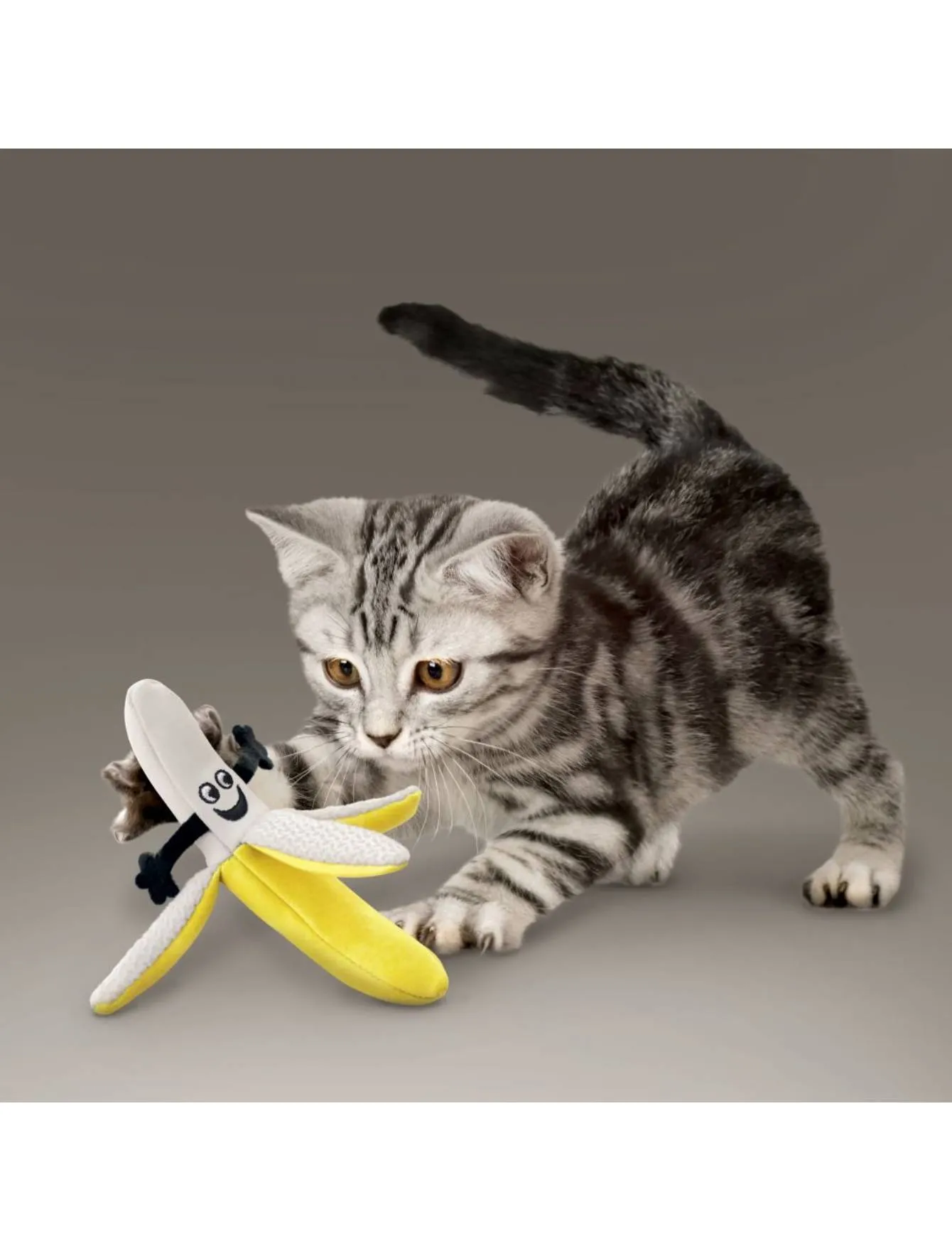 Kong Better Buzz Banana Cat Toy