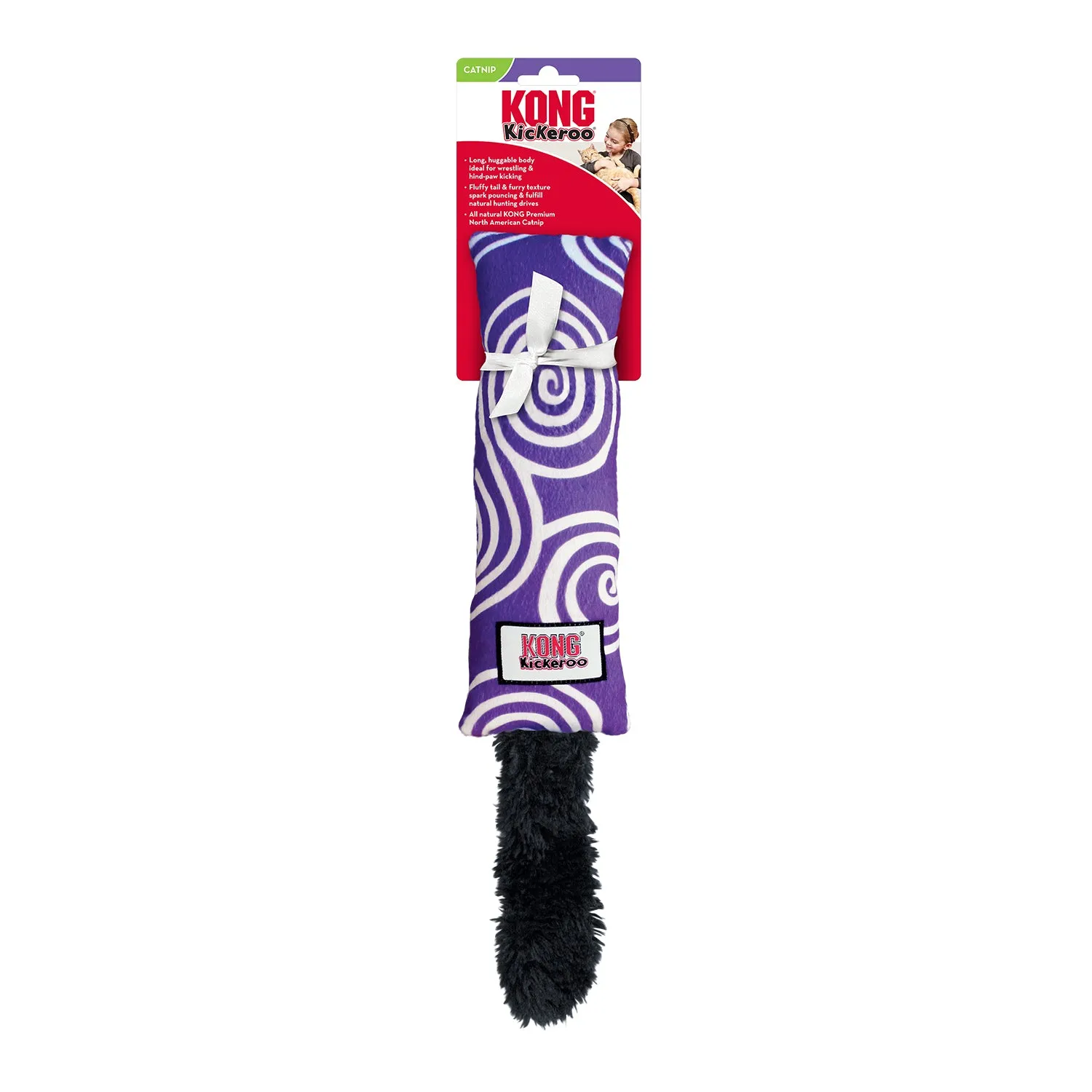 KONG Kickeroo Swirl Cat Toy