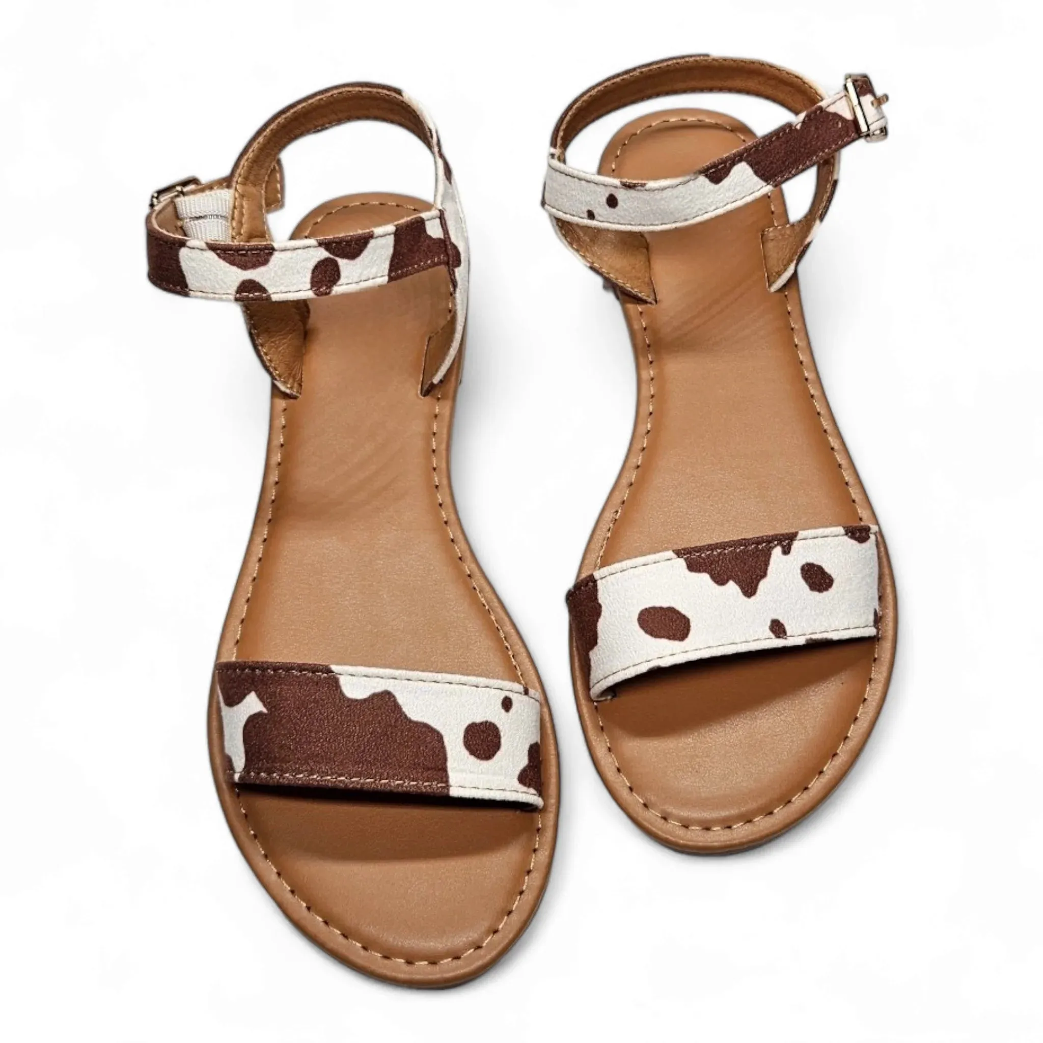 Leisure Walk Cow Print Sandal