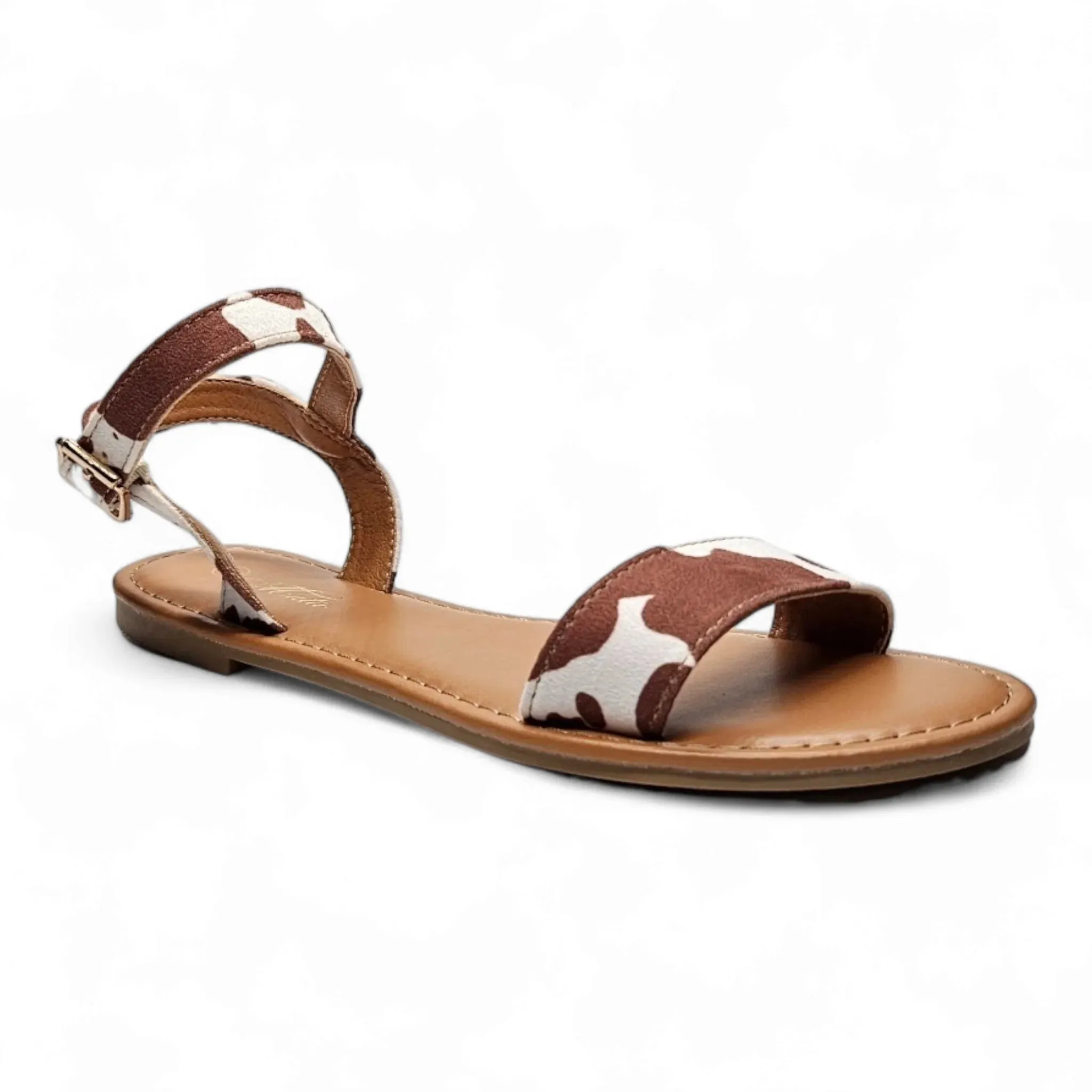 Leisure Walk Cow Print Sandal