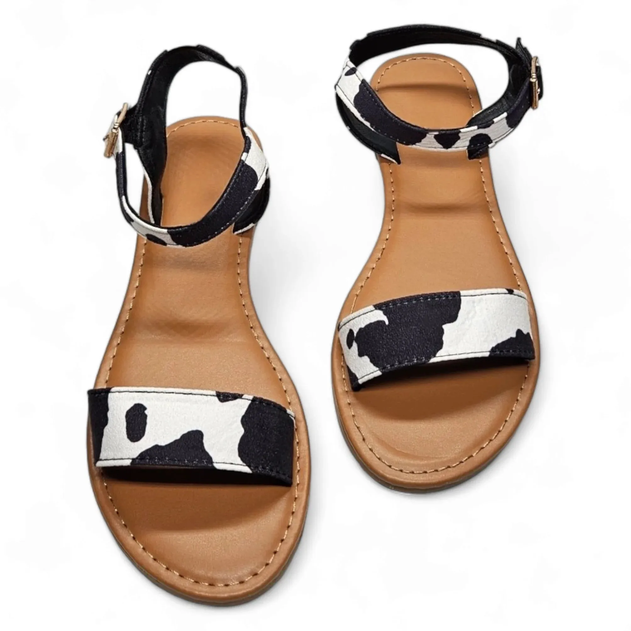 Leisure Walk Cow Print Sandal