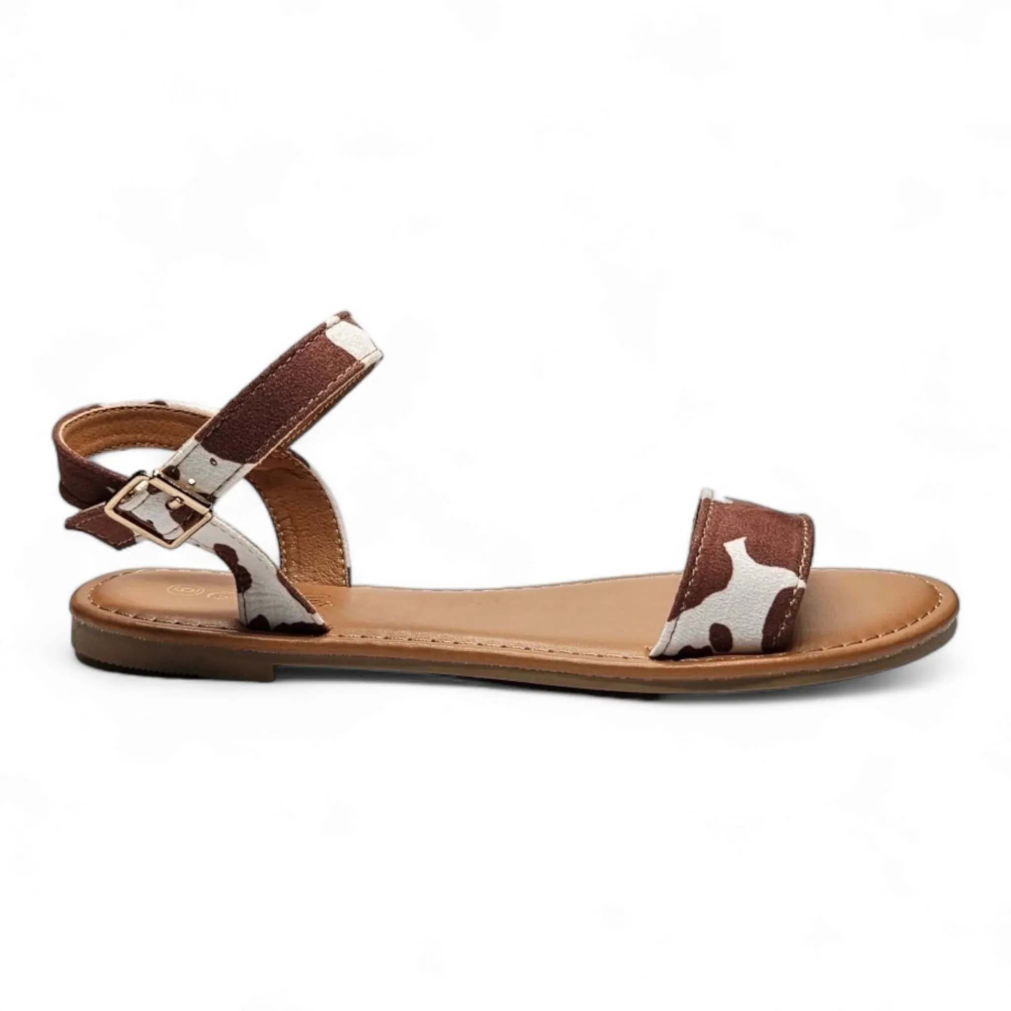 Leisure Walk Cow Print Sandal