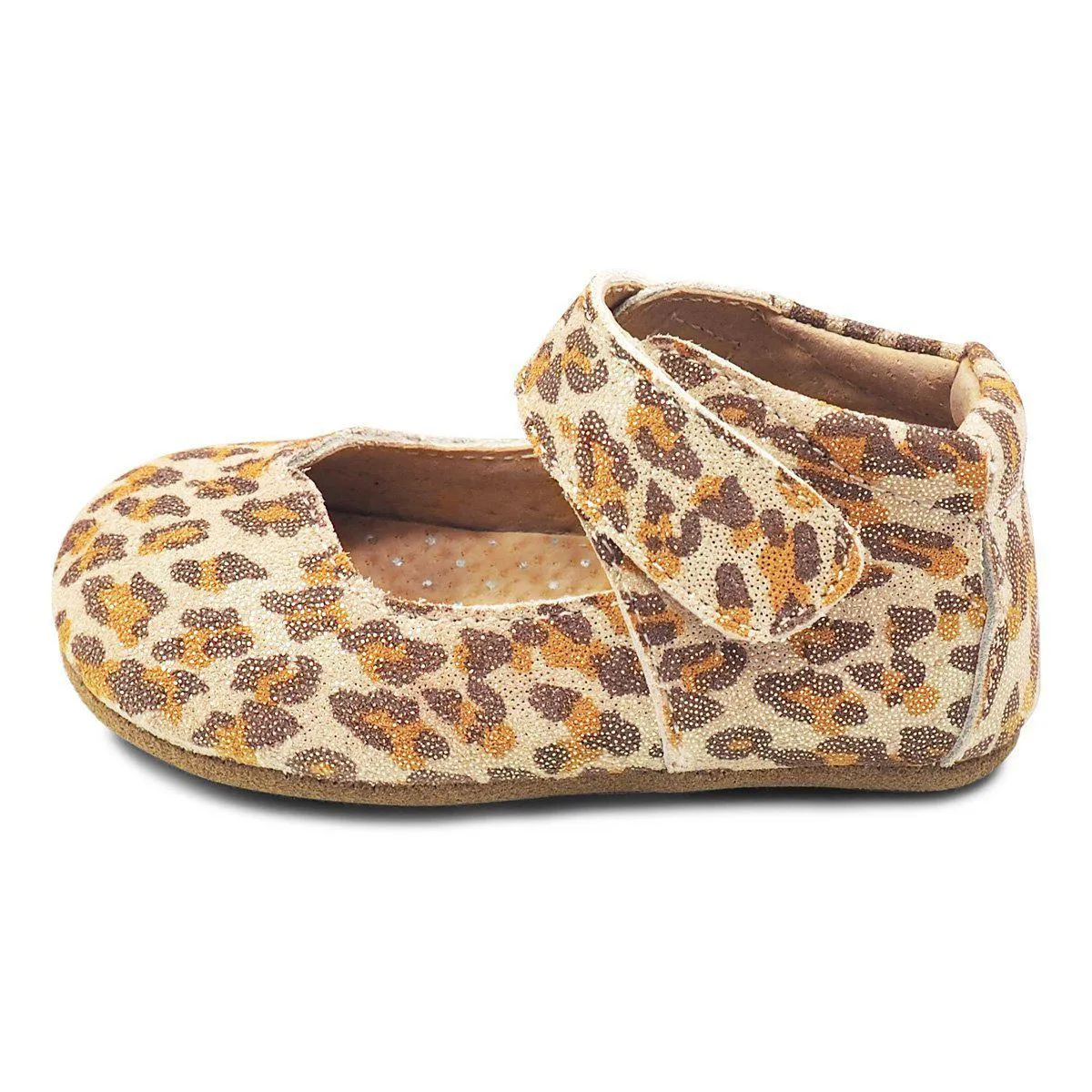 Livie & Luca Astrid Mary Jane Leather Leopard Shoe