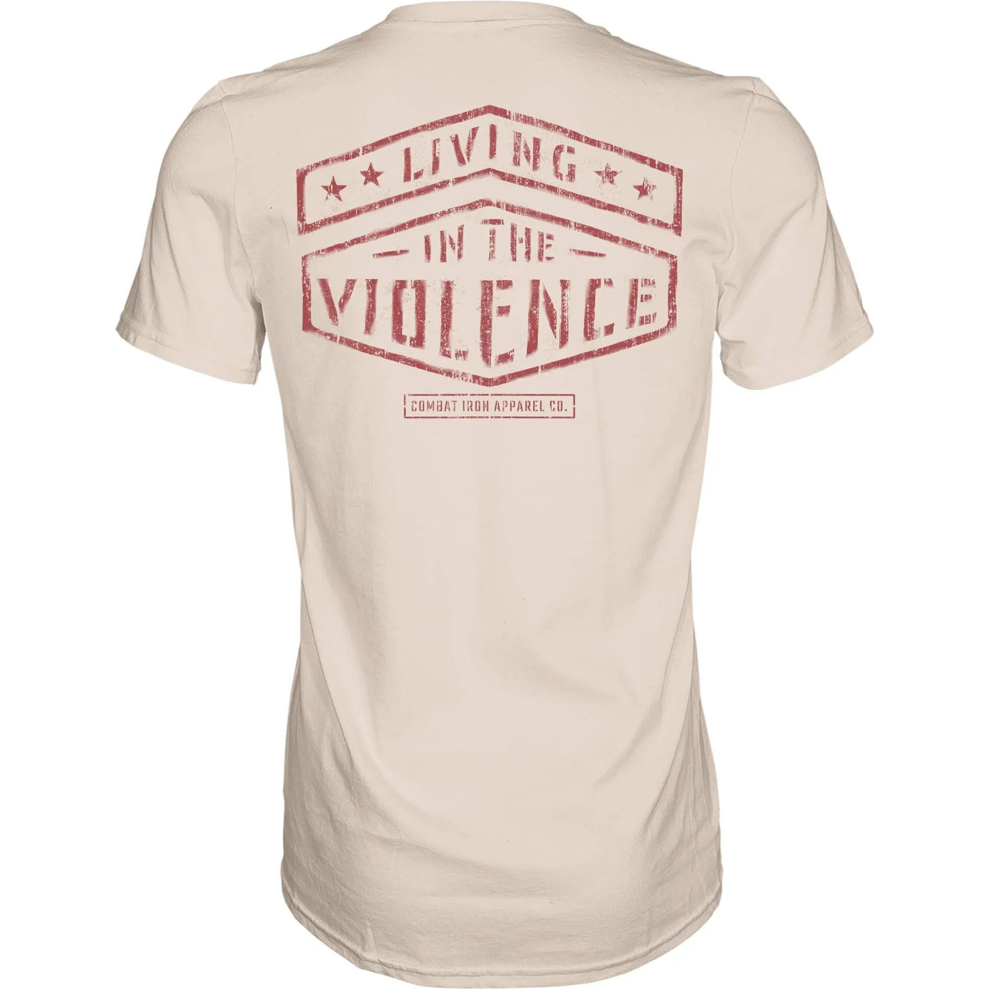 LIVING IN THE VIOLENCE MEN’S T-SHIRT