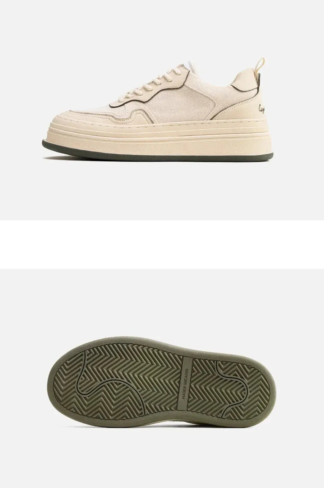 MADEN Retro Light Linen Sneakers