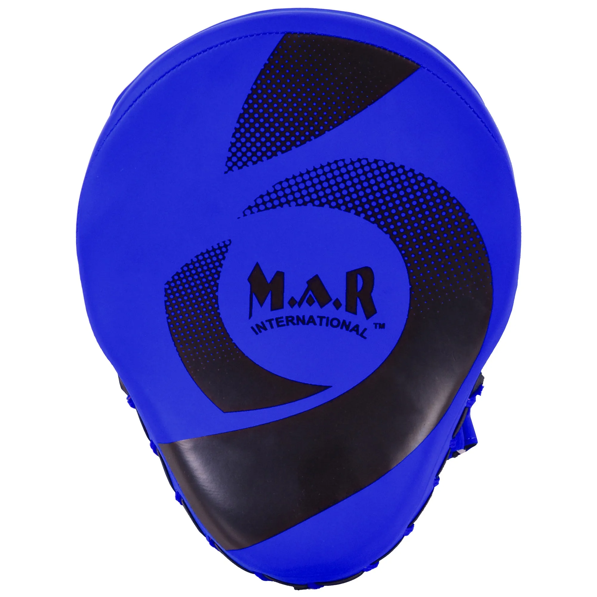 MAR-195F | Blue Hybrid Curved Focus Mitts