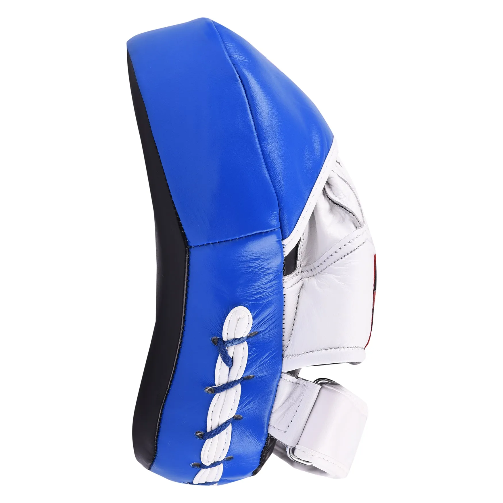 MAR-198 | Blue Black Genuine Leather Focus Mitts