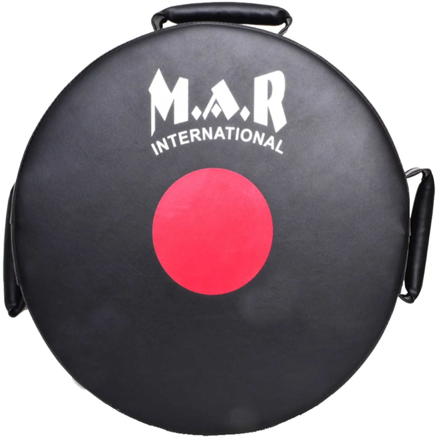 MAR-208G | Black Red Heavy Duty Circle Round Striking Shield