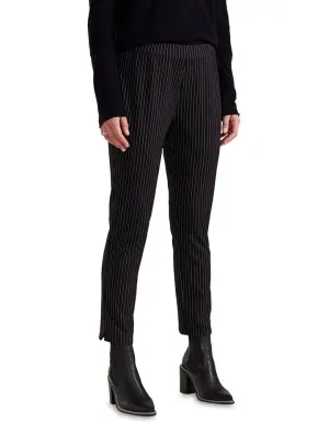 Marco Polo 7/8 Stretch Pant - Pin Stripe/ Black