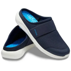 Men LiteRide Mesh Mule Clog - Navy/ White