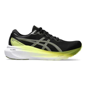 Men's Asics Gel-Kayano 30, Black/Glow Yellow, 8 4E Extra Wide