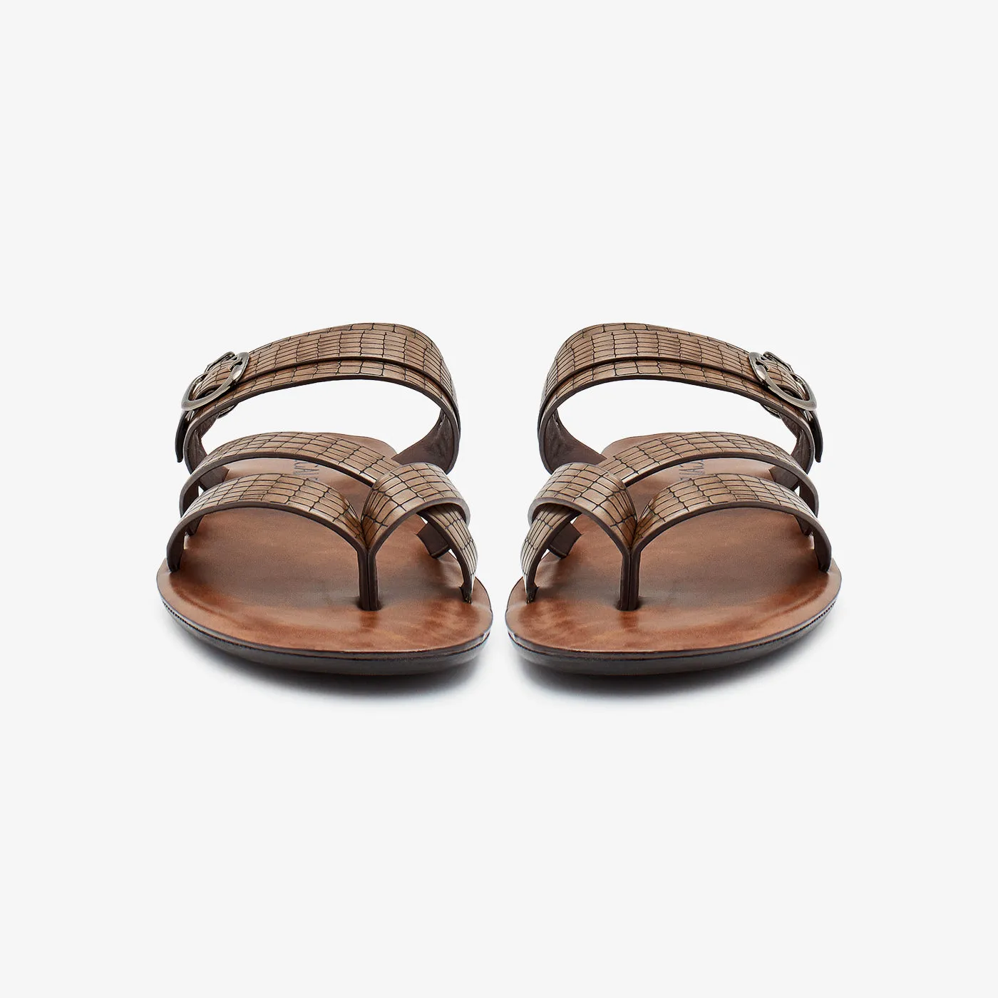 Mens Criss Cross Sandals