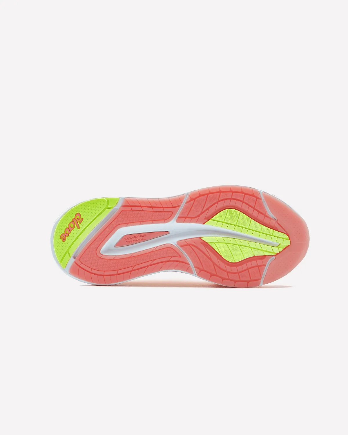 Men's Forte - Peach / Neon Yellow