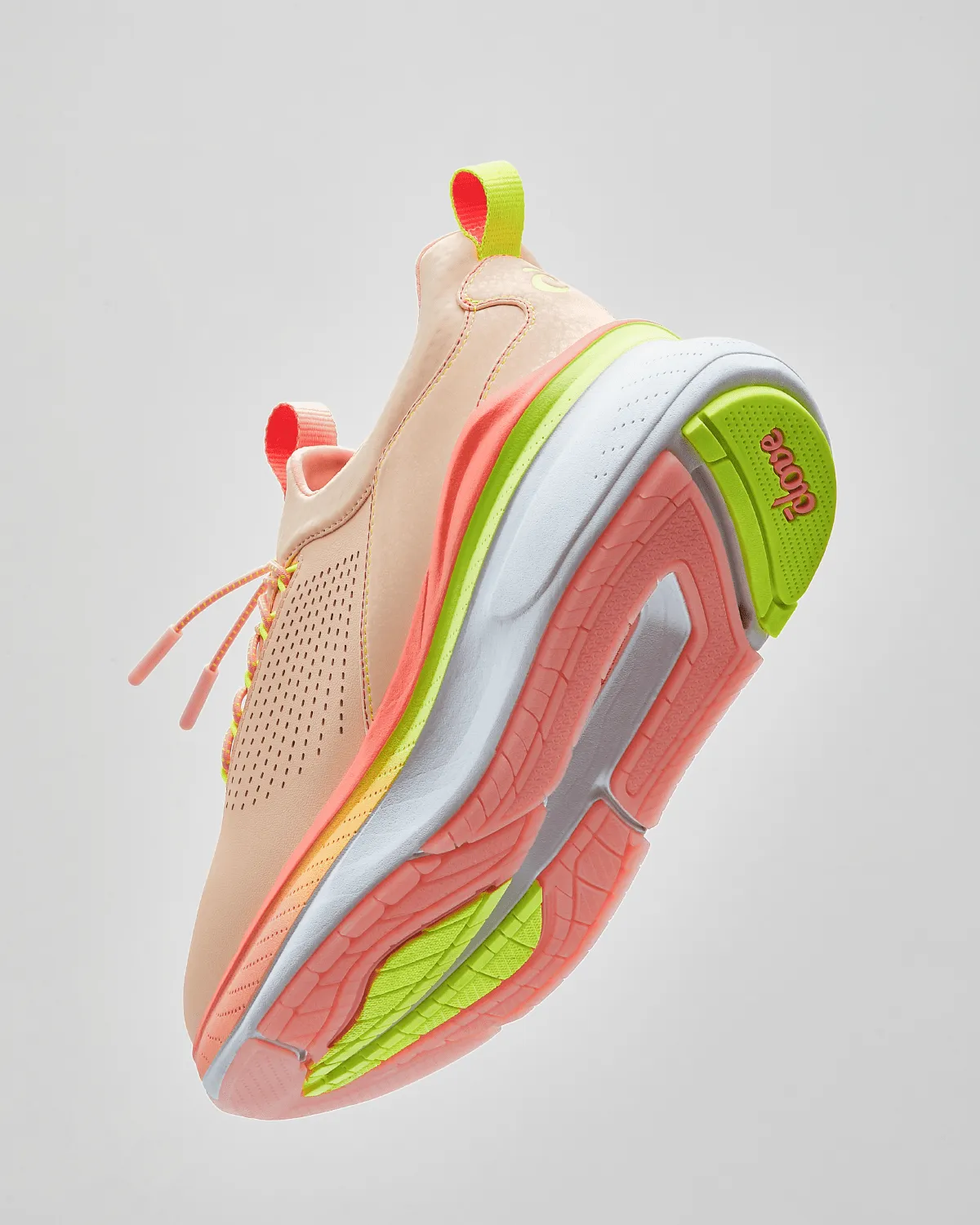 Men's Forte - Peach / Neon Yellow