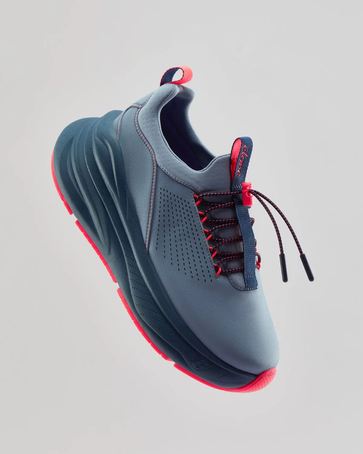 Men's Forte - Steel Blue / Electric Red