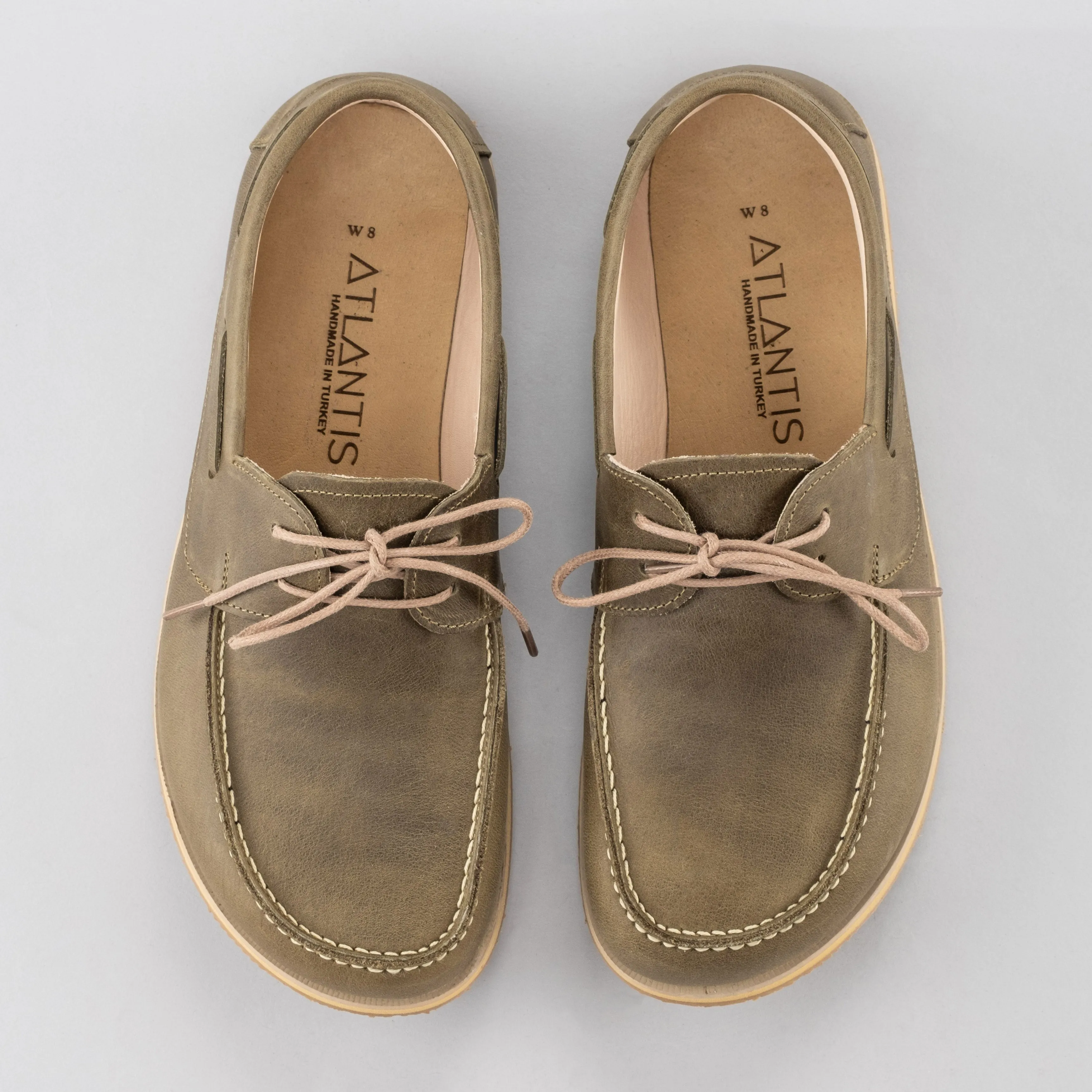 Men's Green Boat Shoes