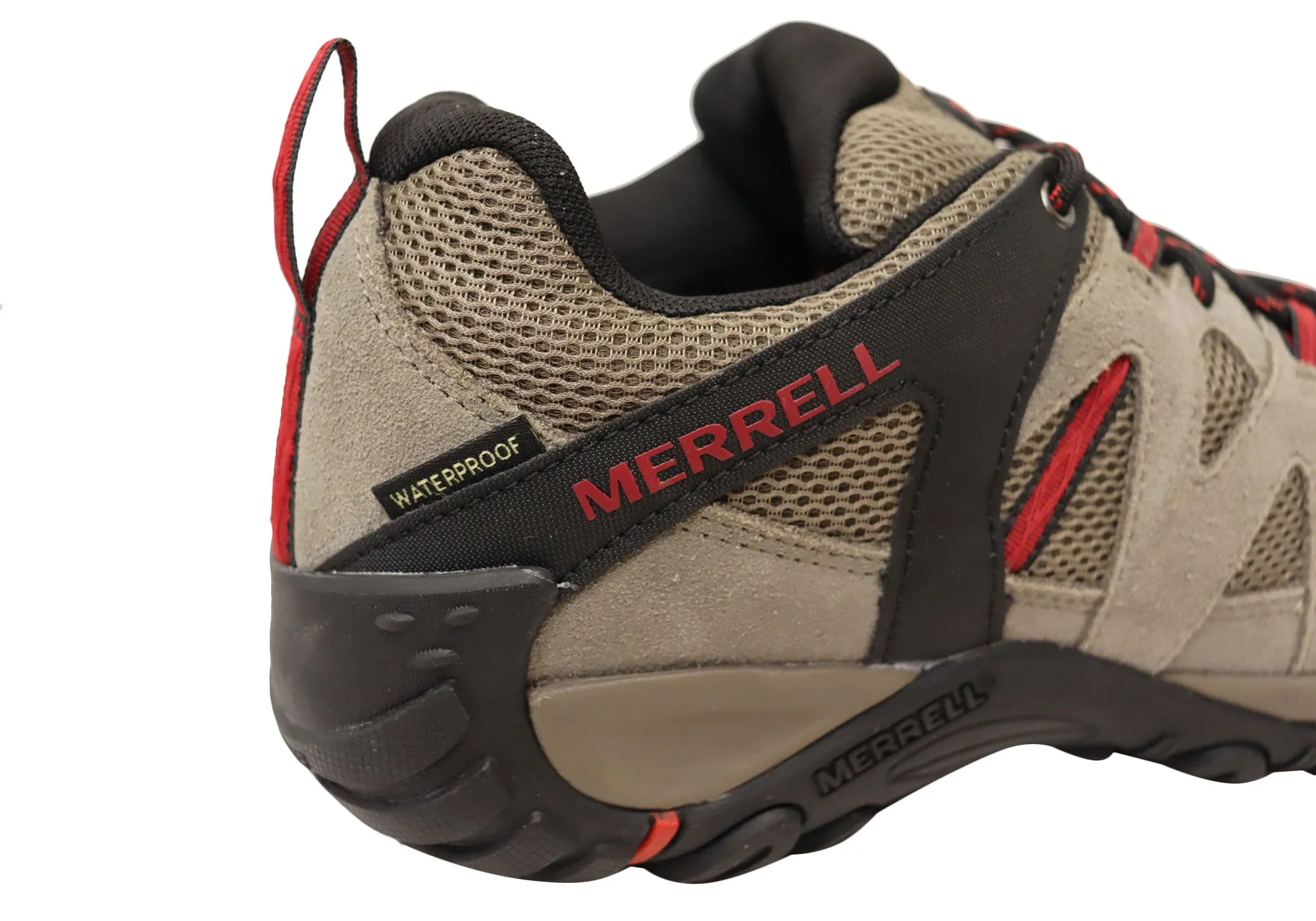 Merrell Mens Deverta 2 Waterproof Comfortable Leather Hiking Shoes