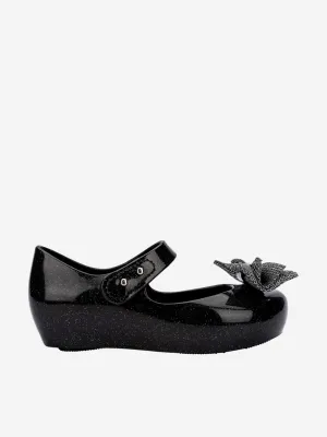 Mini Melissa Girls Ultragirl Sweet XII Shoes in Black