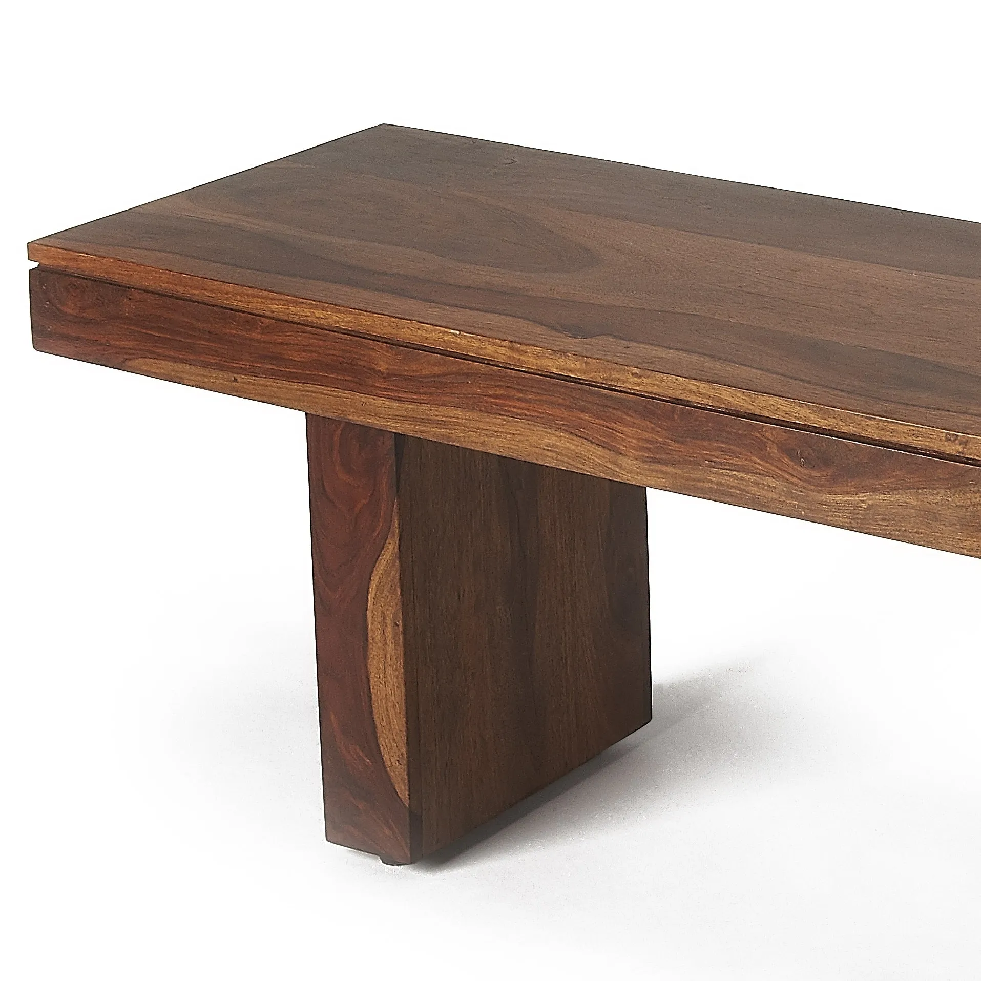 Modern Wood Coffee Table Bench