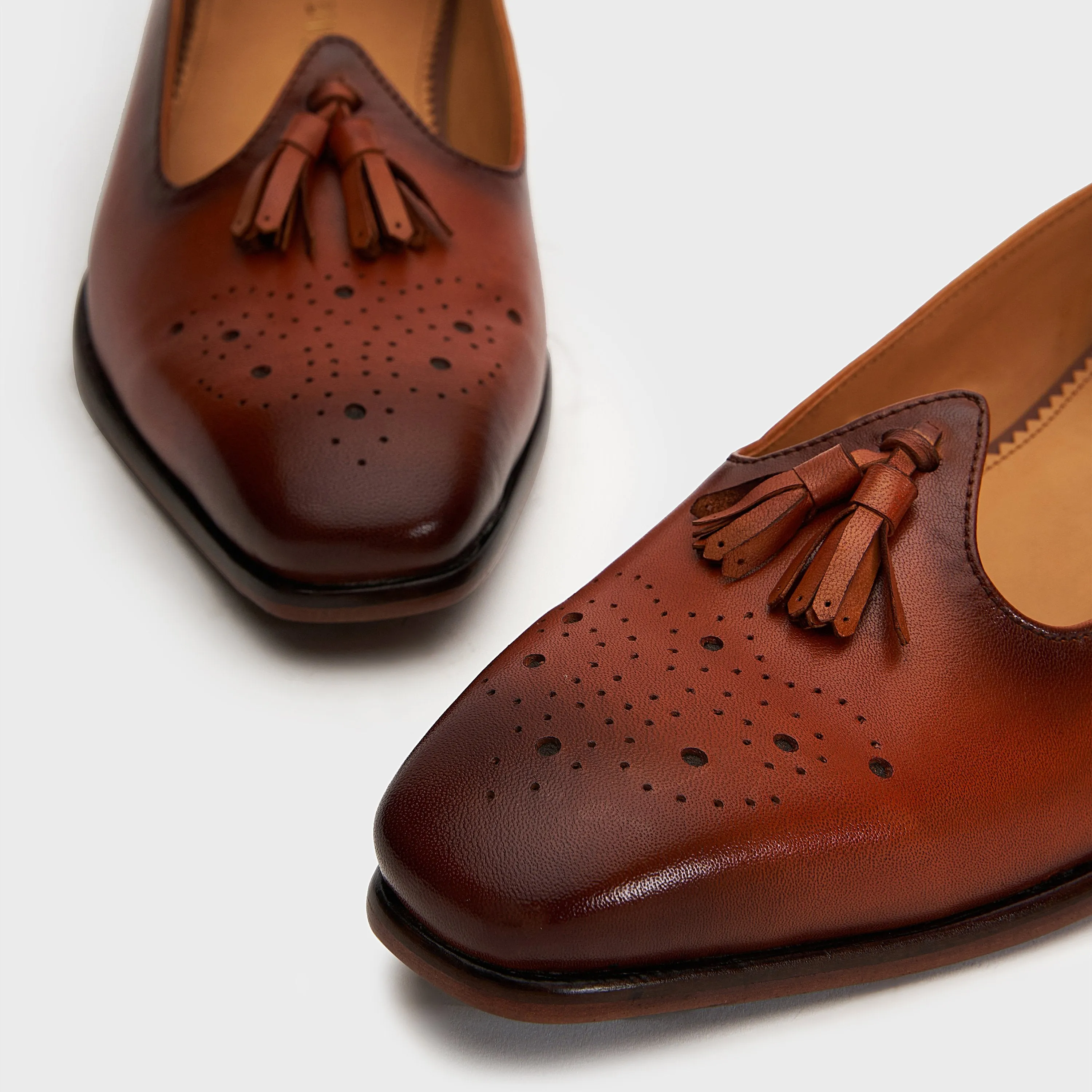 Nagra Tassel & Brogue | Cognac Leather