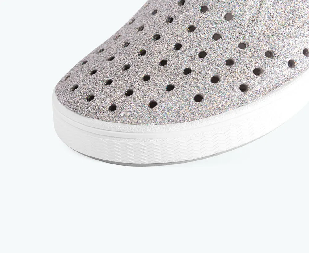 Native Miles Bling Shoes - Disco Bling / Shell White