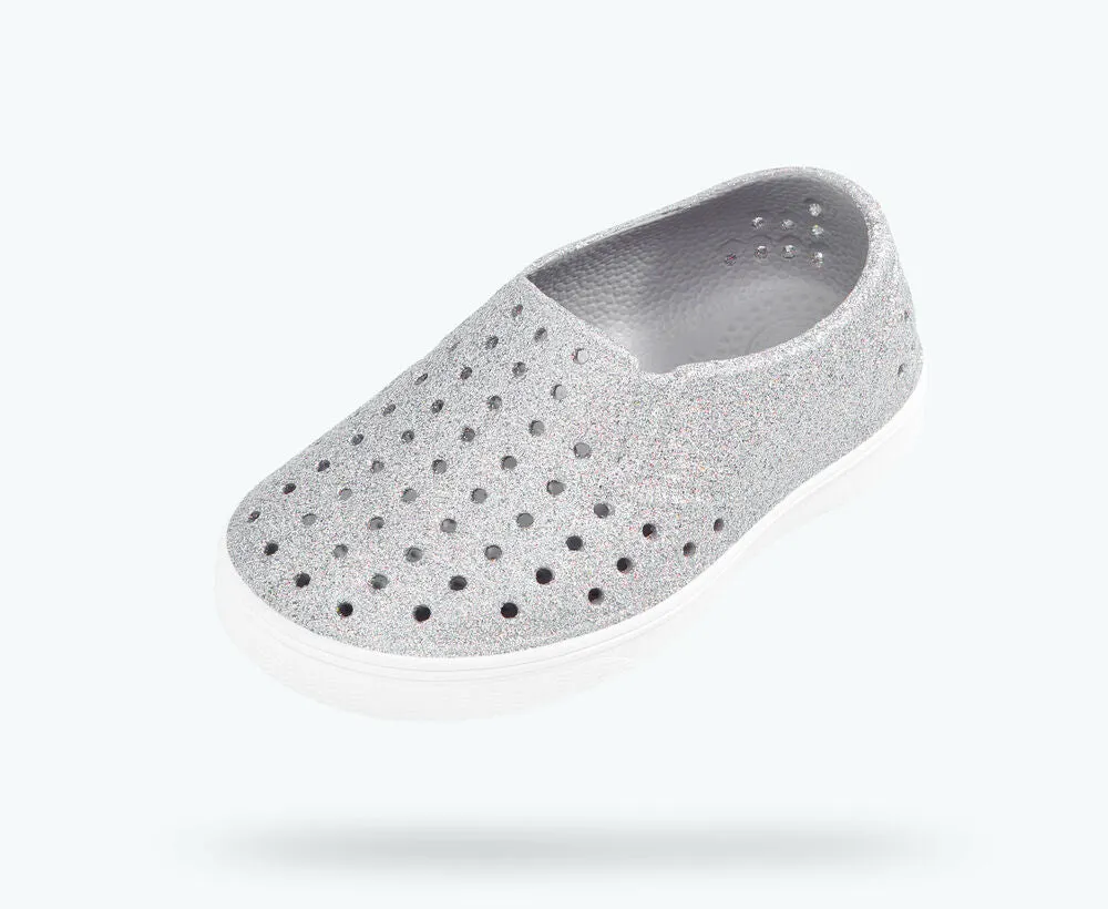 Native Miles Bling Shoes - Disco Bling / Shell White