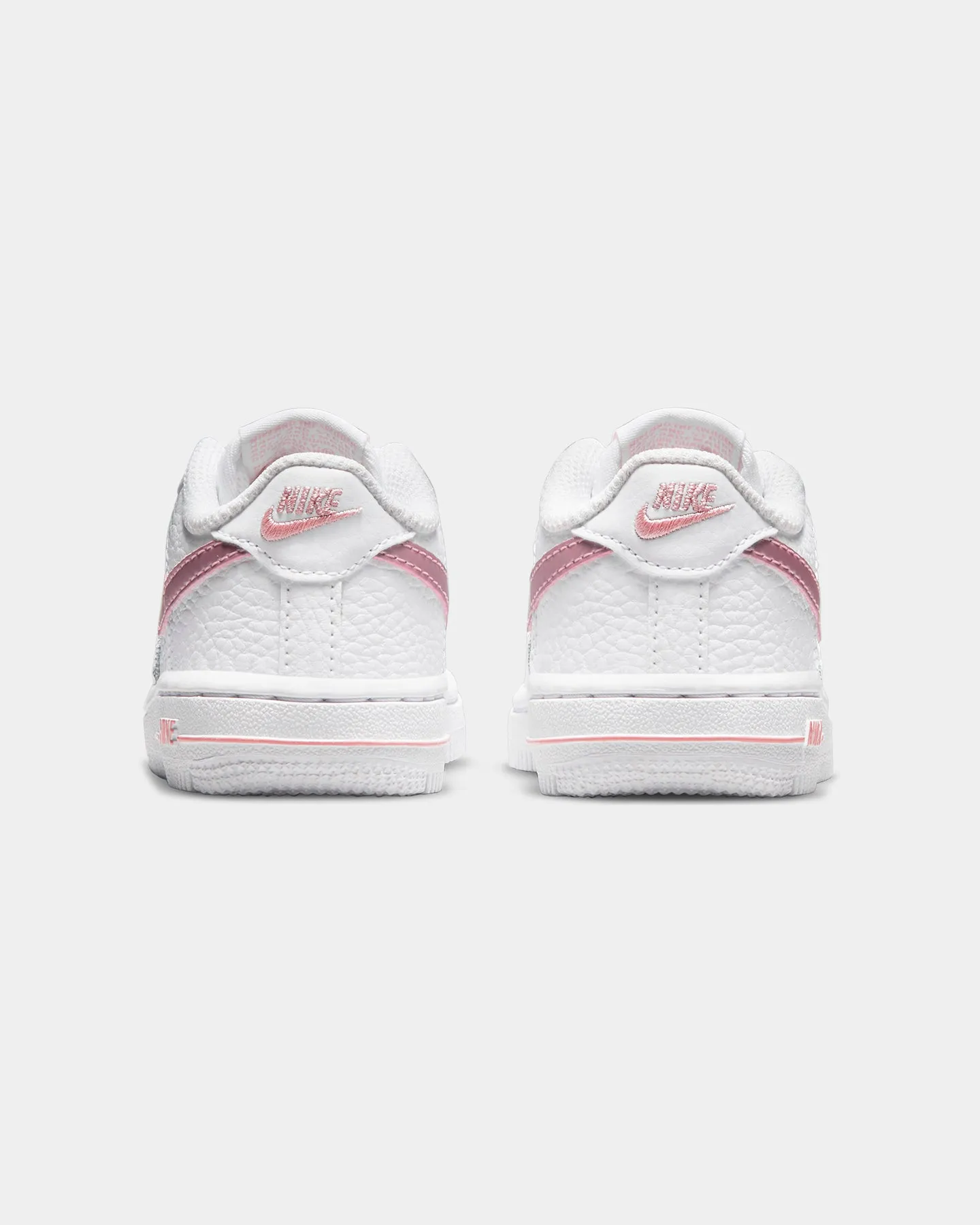 Nike Kids' Force 1 (TD) White/Pink Glaze