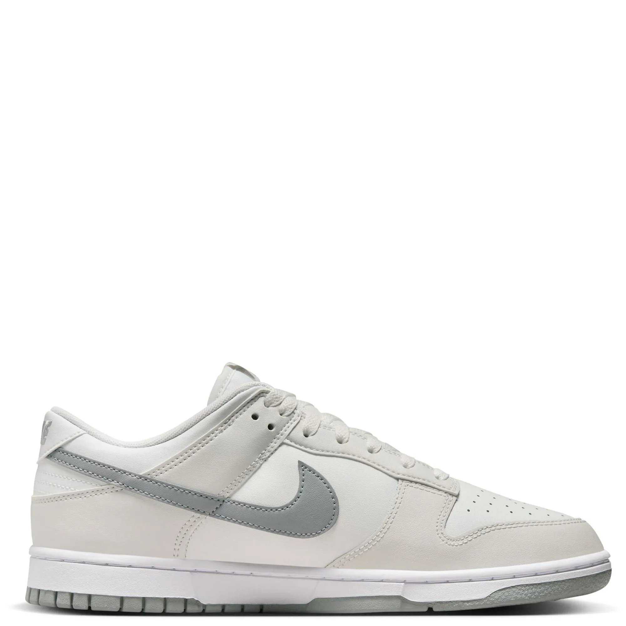 Nike Men's Dunk Low Retro Shoes - Summit White / Light Smoke Grey