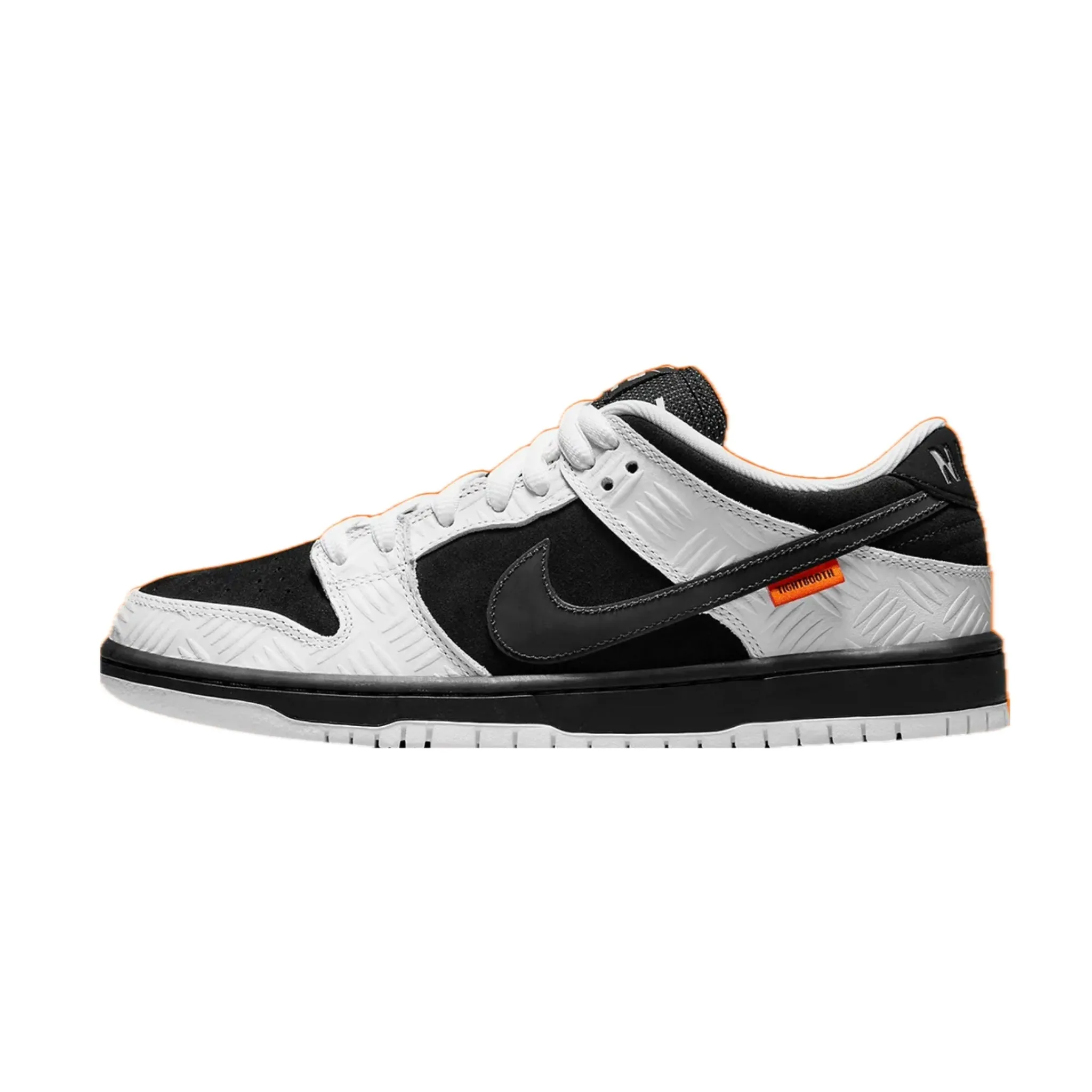 Nike SB Dunk Low Tightbooth White Black Safety Orange