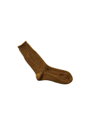 Nishiguchi Kutsushita, Boot Socks, Mustard