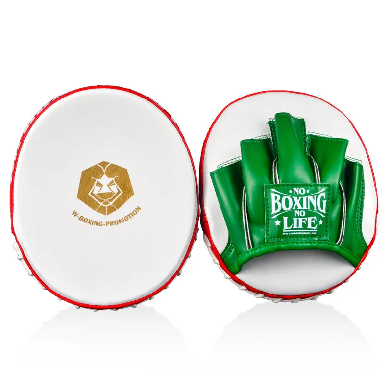 NO BOXING NO LIFE SPEED & ACCURACY MUAY THAI BOXING MMA PUNCHING FOCUS MITTS PADS 3 Colours