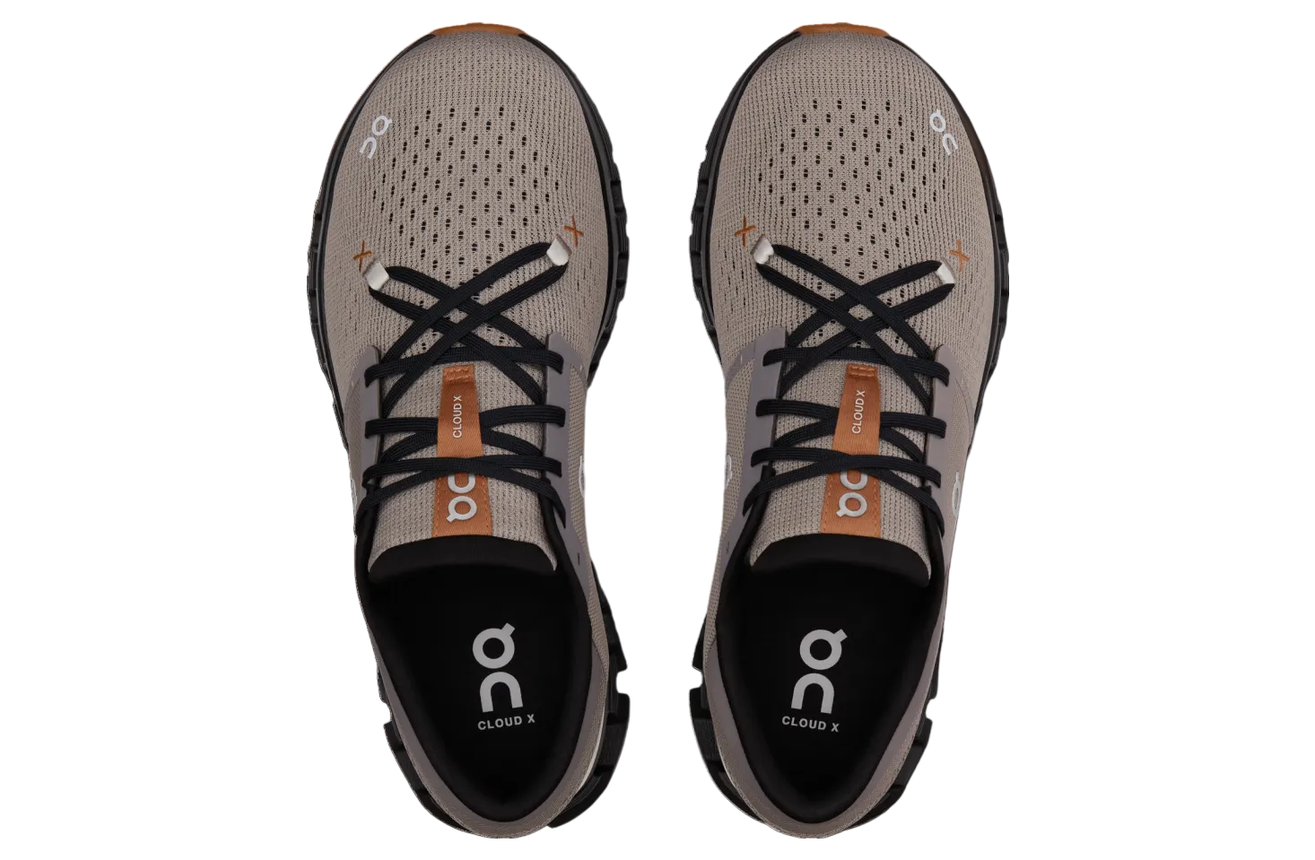 On Men's Cloud X 4 - Fog / Black