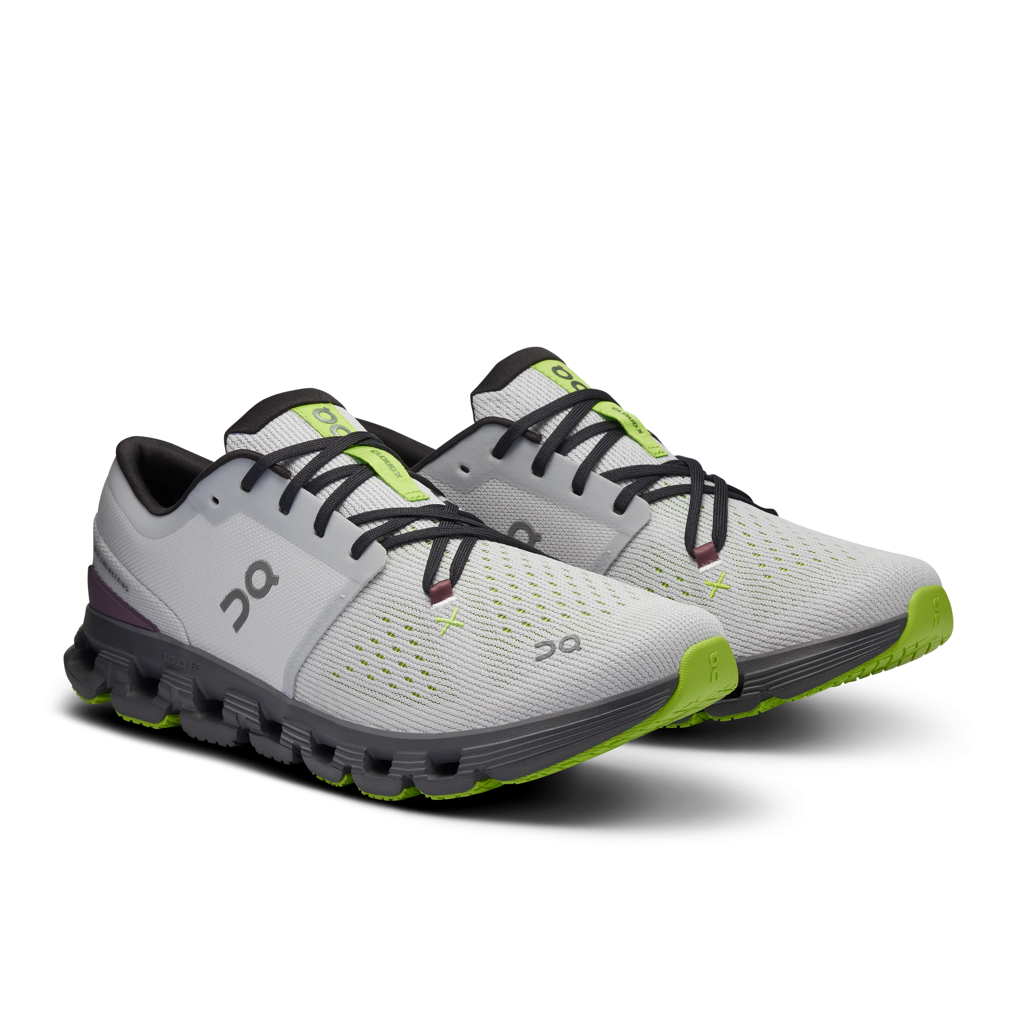 On Running Men's Cloud X 4 Shoes - Glacier / Eclipse