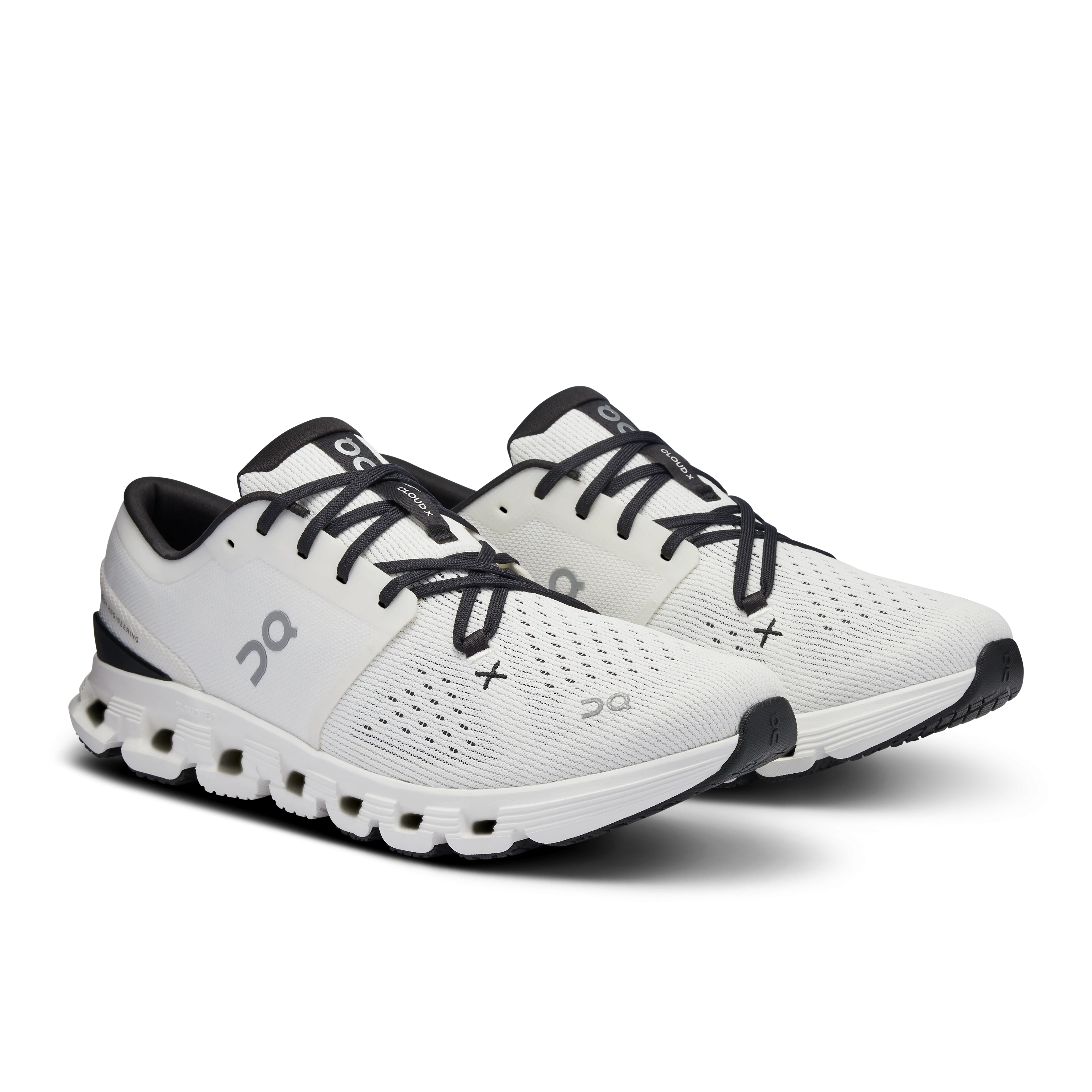 On Running Men's Cloud X 4 Shoes - Ivory / Black