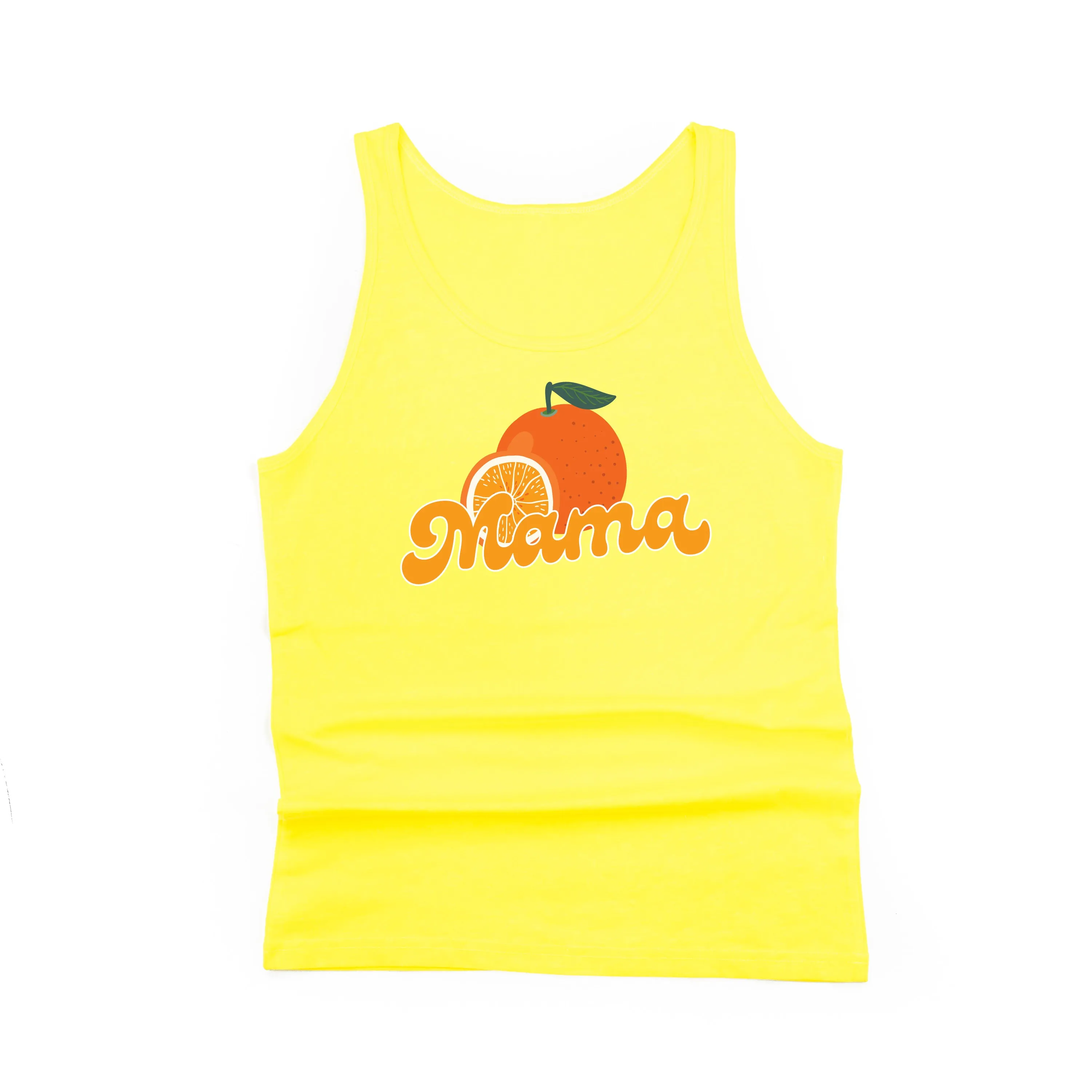 Orange - Mama - Unisex Jersey Tank