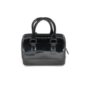 Petite Jelly Medi Bag - Black